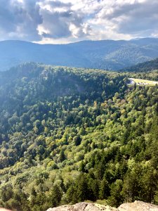 View from Devil's Courthouse, Balsam Grove, NC 