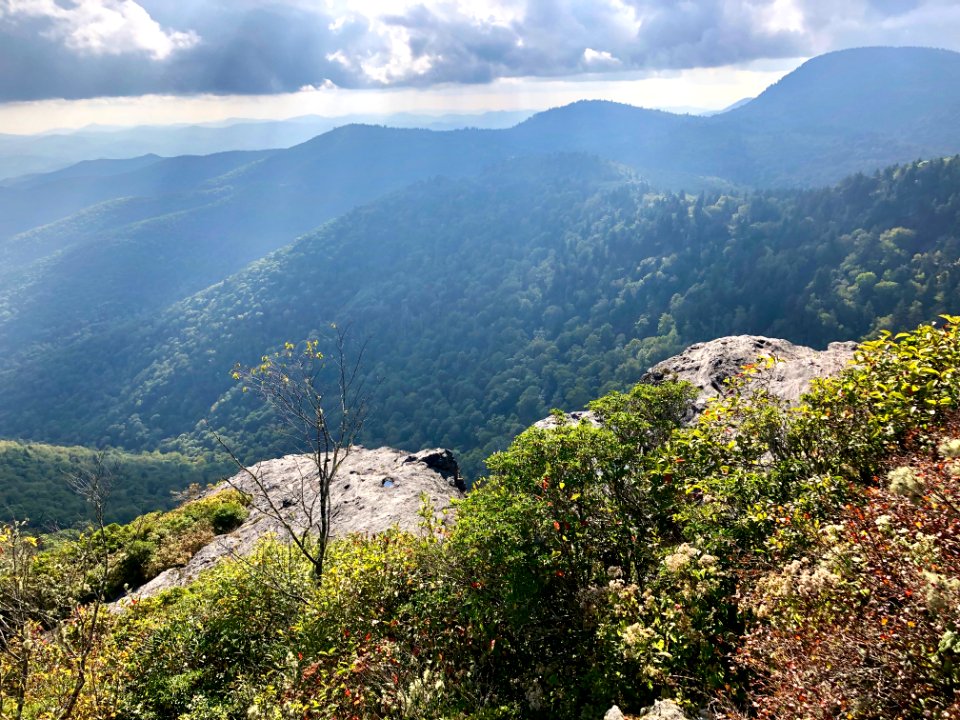 View from Devil's Courthouse, Balsam Grove, NC 