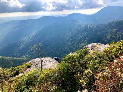View from Devil's Courthouse, Balsam Grove, NC 