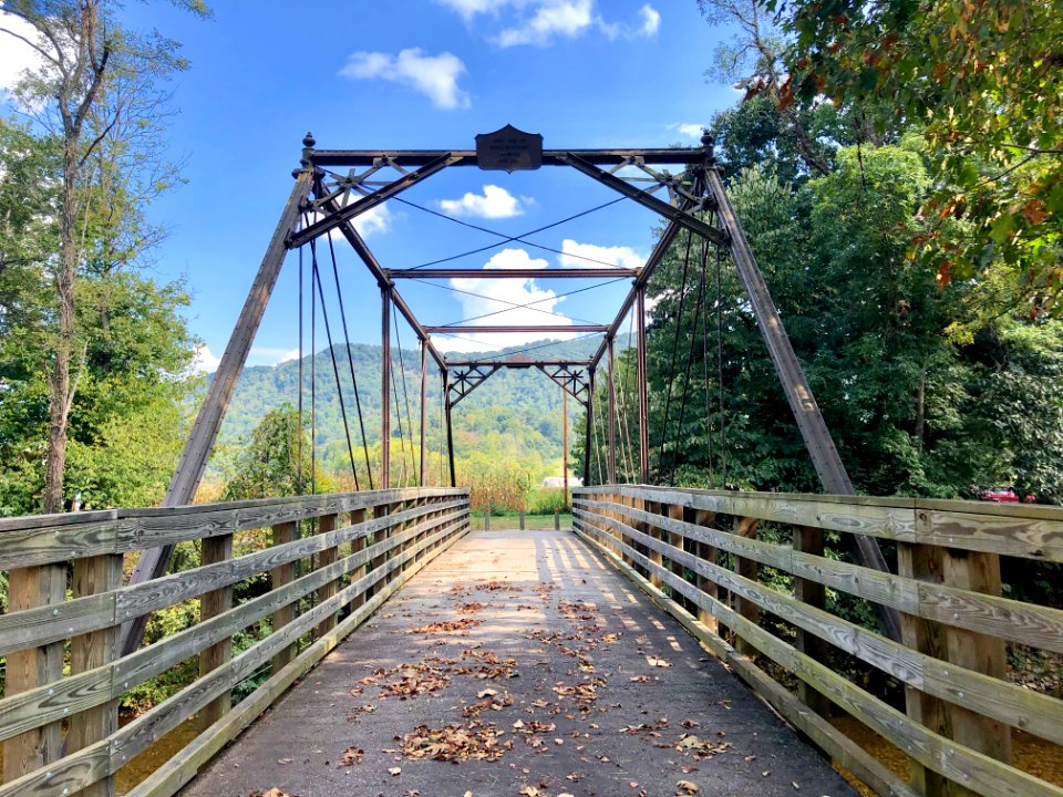 West Fork Pigeon River Pratt Truss Bridge, Bethel, NC 
