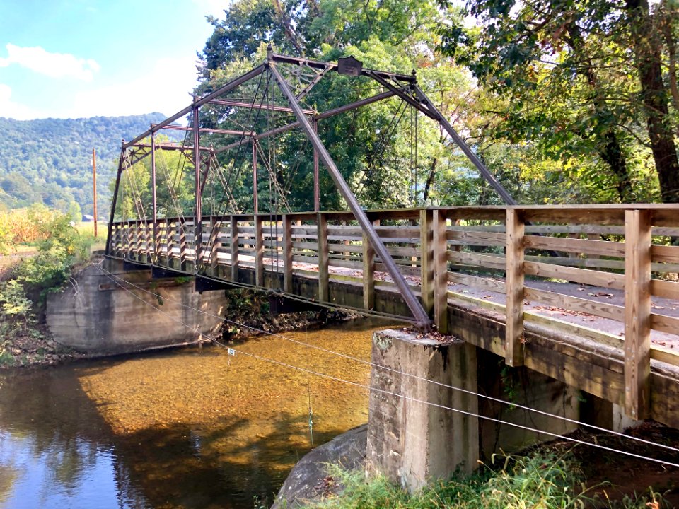 West Fork Pigeon River Pratt Truss Bridge, Bethel, NC 