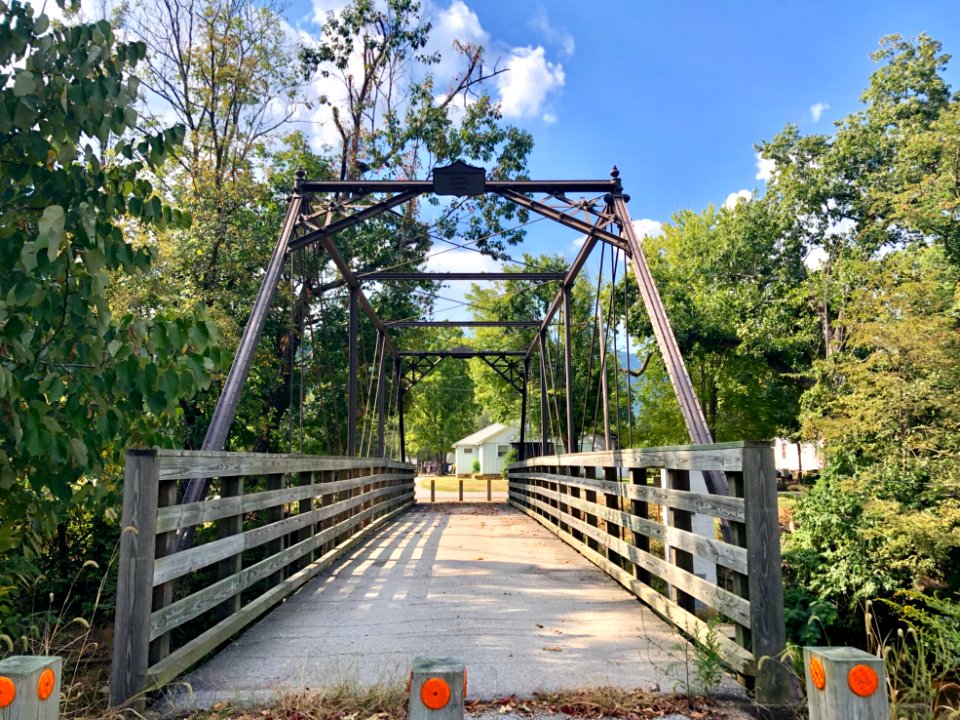 West Fork Pigeon River Pratt Truss Bridge, Bethel, NC 