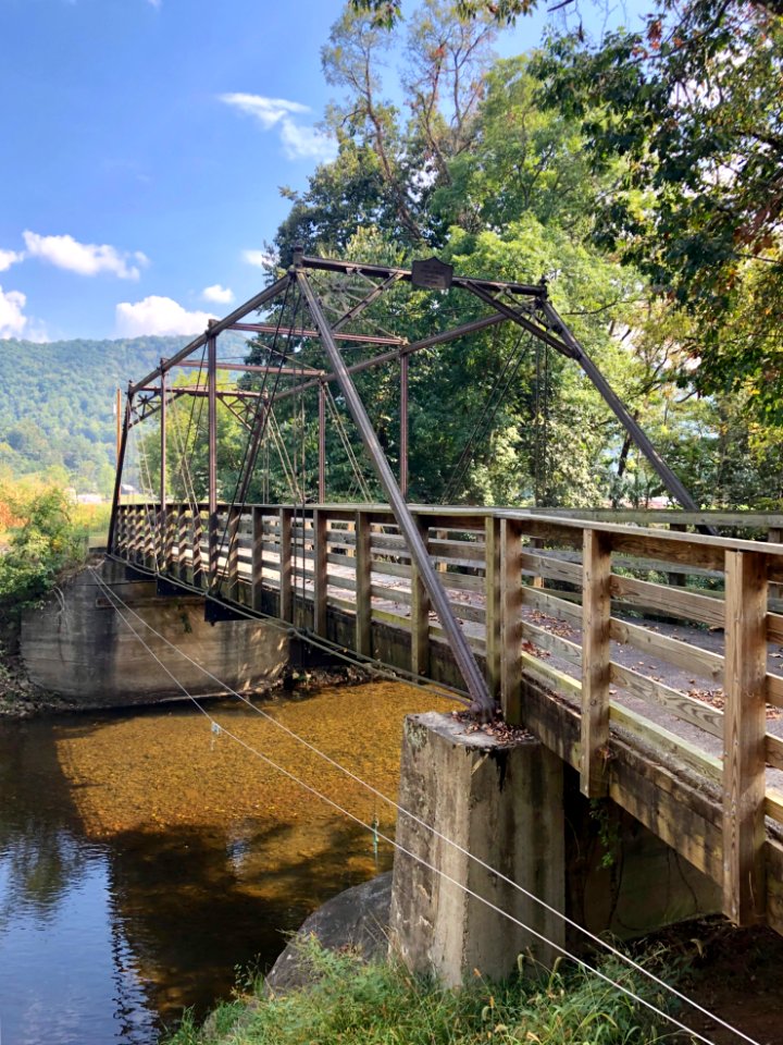West Fork Pigeon River Pratt Truss Bridge, Bethel, NC 
