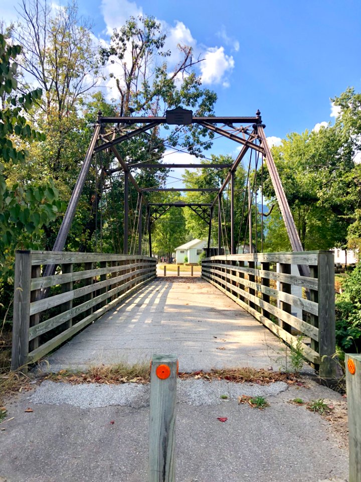 West Fork Pigeon River Pratt Truss Bridge, Bethel, NC 