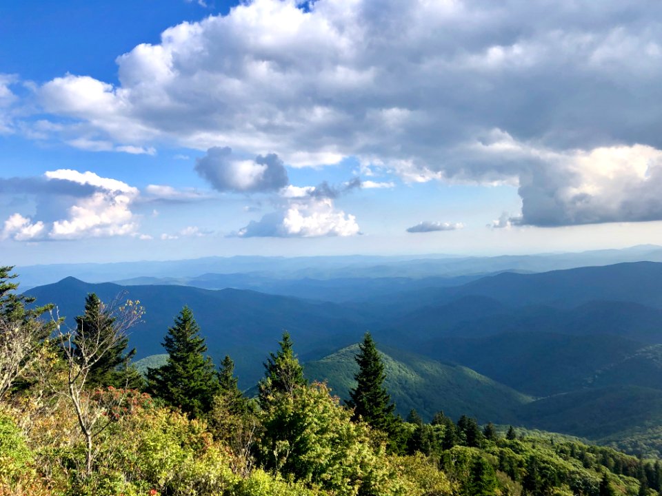 View from Devil's Courthouse, Balsam Grove, NC 