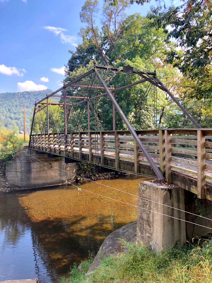 West Fork Pigeon River Pratt Truss Bridge, Bethel, NC 