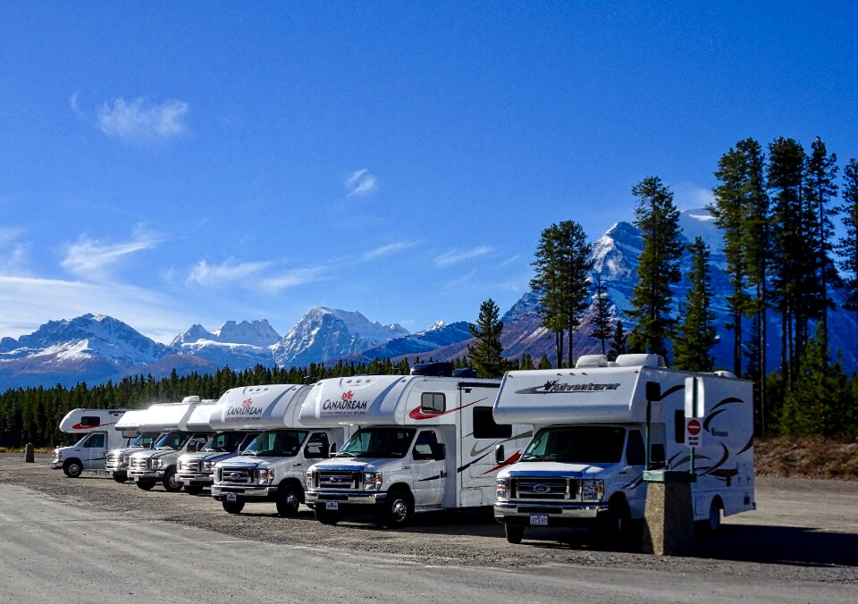 Campground rving traveling