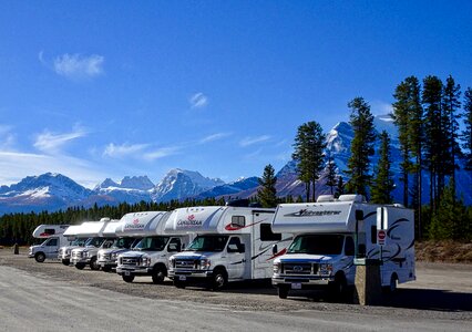 Campground rving traveling