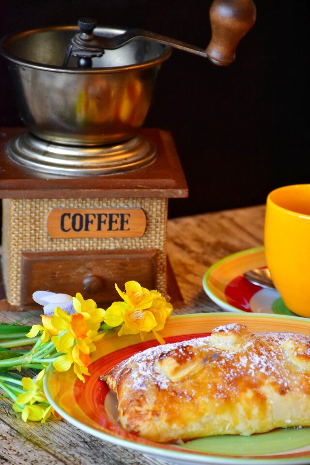 Make coffee pastries sweet