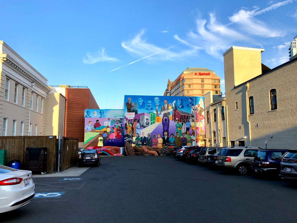 Mural, Durham Convention Center, Durham, NC 