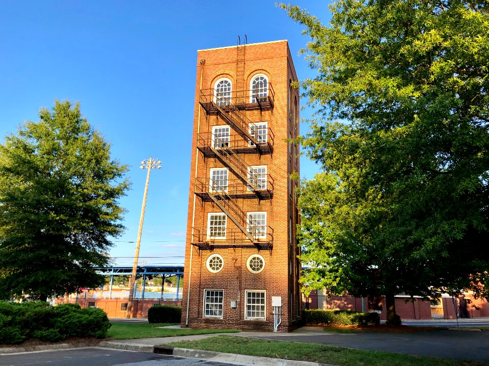 Durham City Fire Drill Tower, Old North Durham, Durham, NC… 