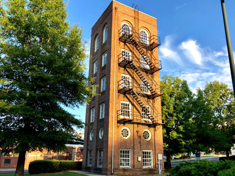 Durham City Fire Drill Tower, Old North Durham, Durham, NC… 