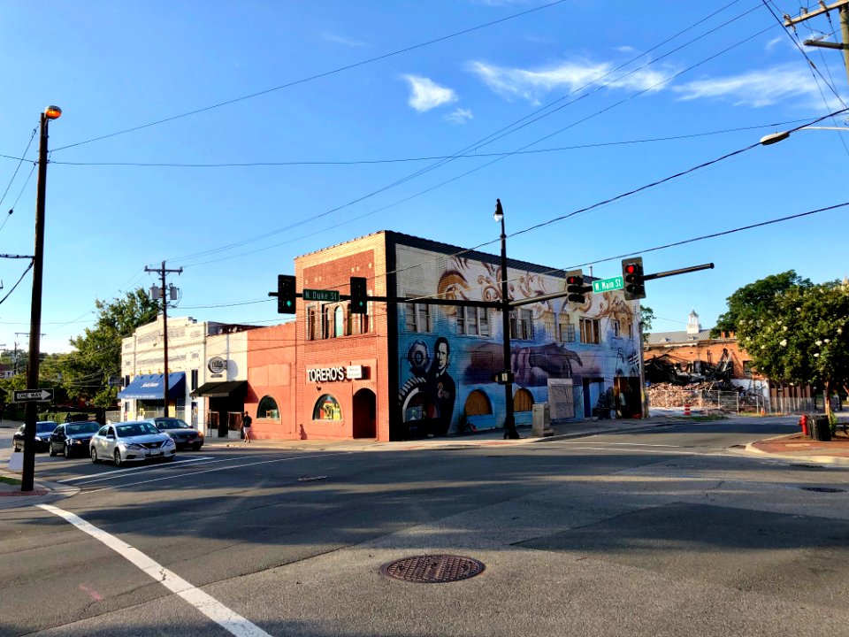 Duke Street and Main Street, Brightleaf, Durham, NC 