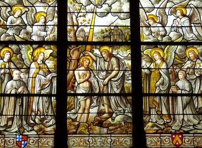 Stained glass image bible