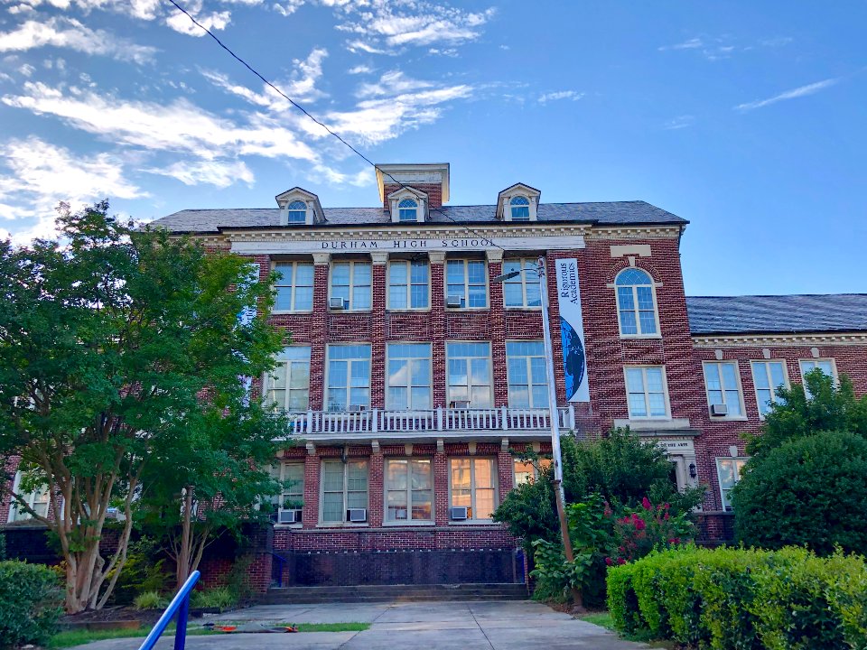 Main Building, Durham School of The Arts (Old Durham High … 