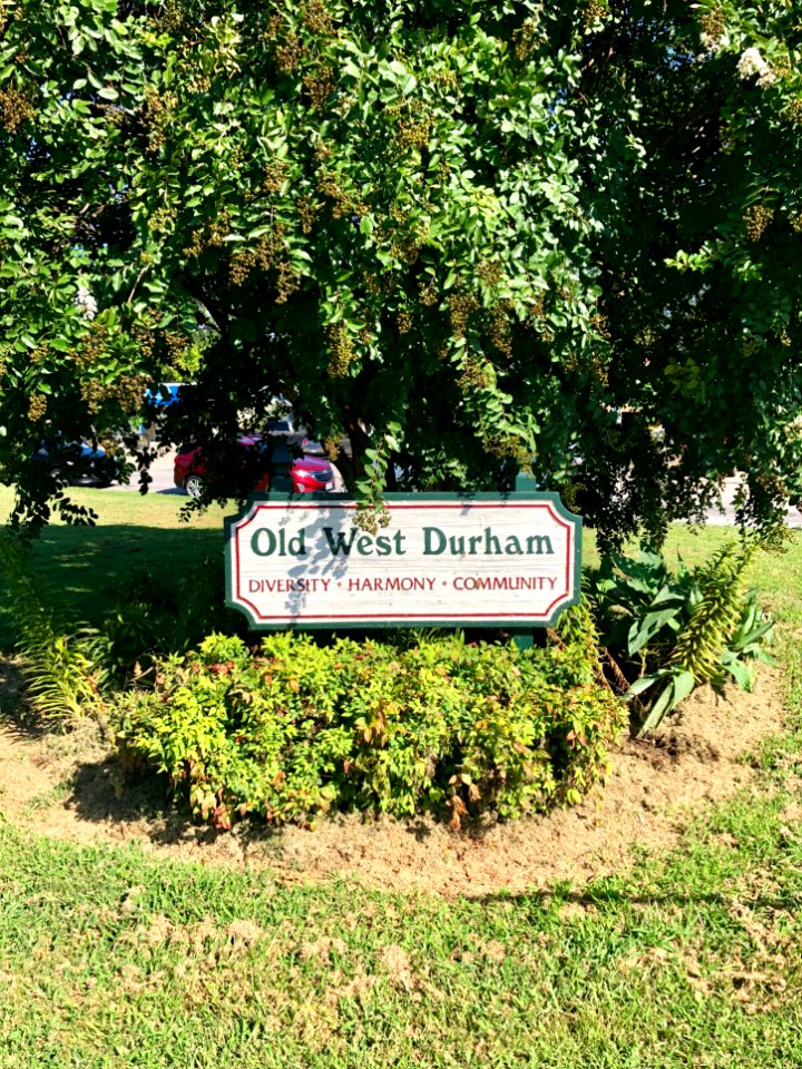 Old West Durham Sign, Old West Durham, Durham, NC 