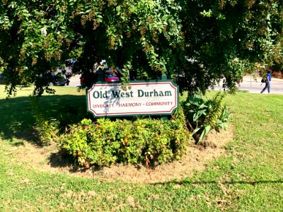 Old West Durham Sign, Old West Durham, Durham, NC 