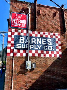 Barnes Supply Company Sign, Old West Durham, Durham, NC 