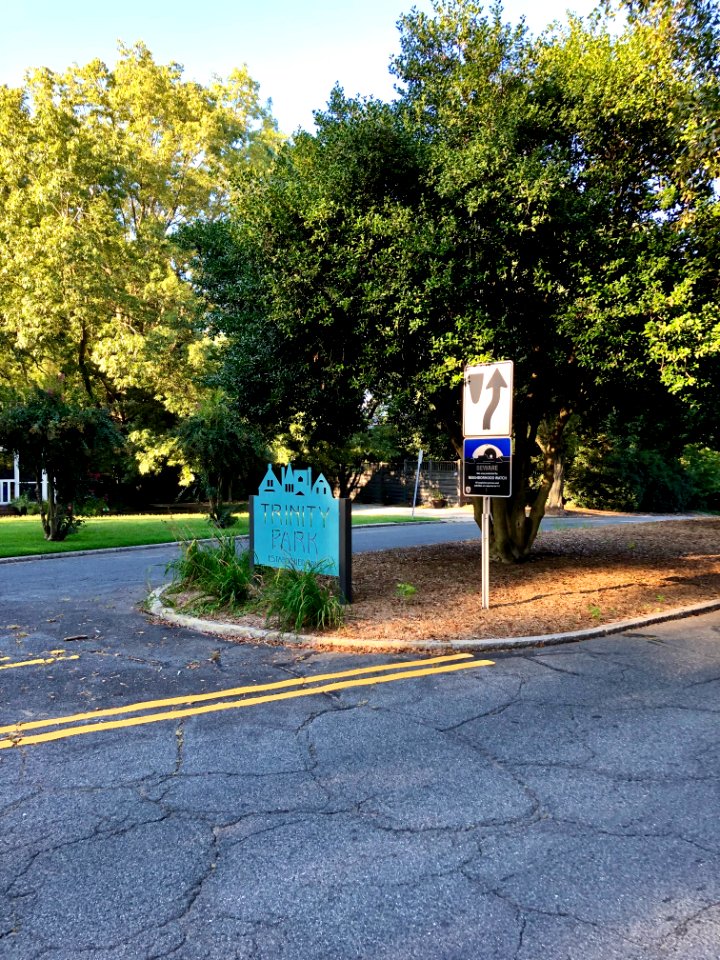 Welcome Sign, Trinity Park, Durham, NC 