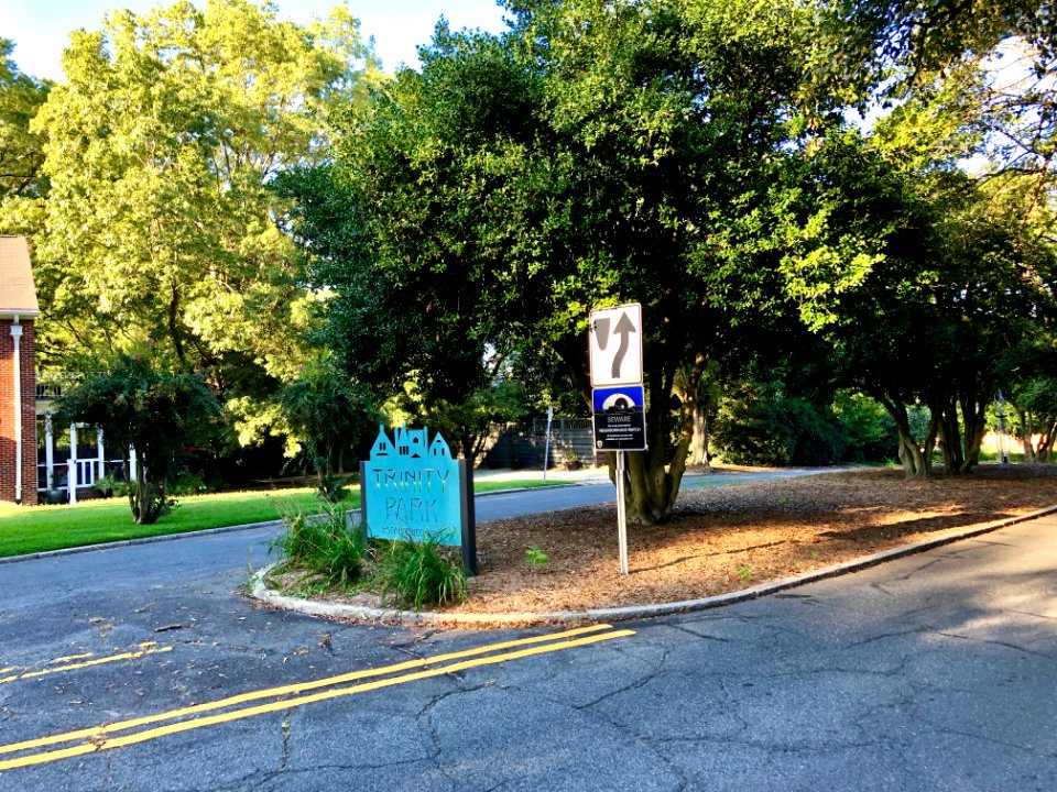 Welcome Sign, Trinity Park, Durham, NC 