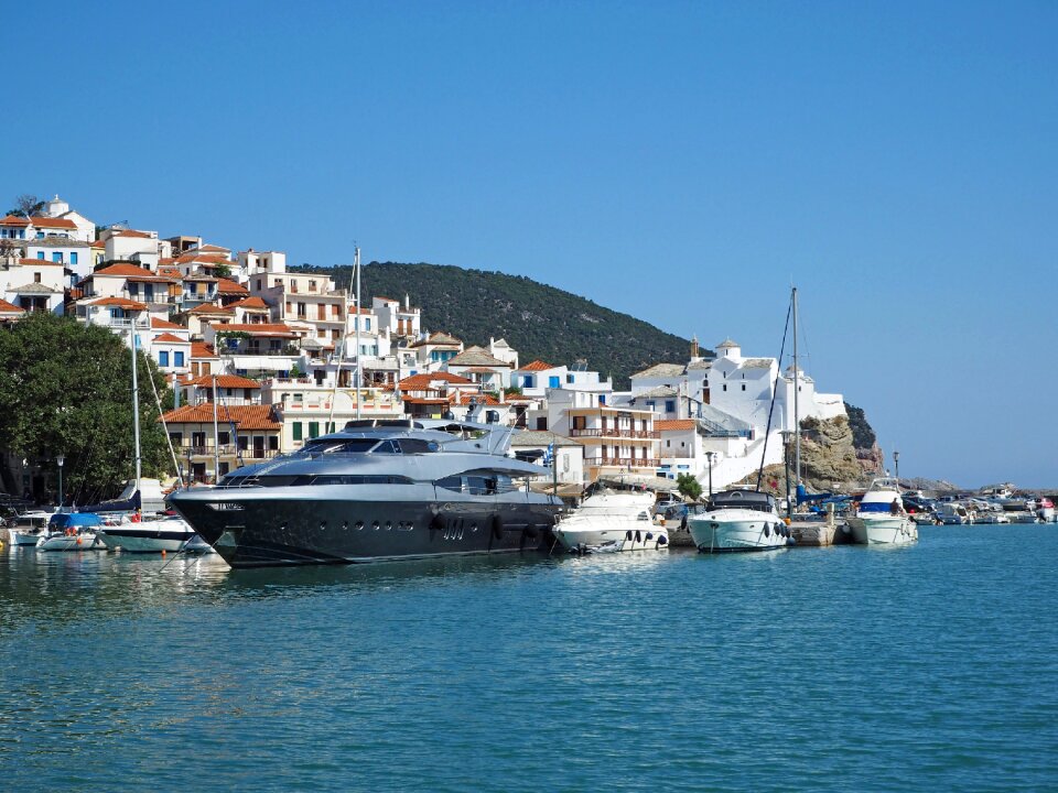 Sea summer the old town
