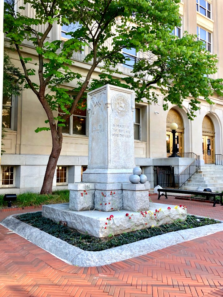 Vandalized Memorial, Old Durham County Courthouse, Durham,… 