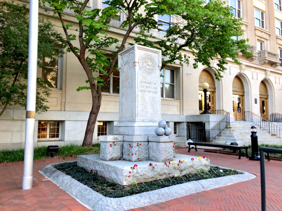 Vandalized Memorial, Old Durham County Courthouse, Durham,… 