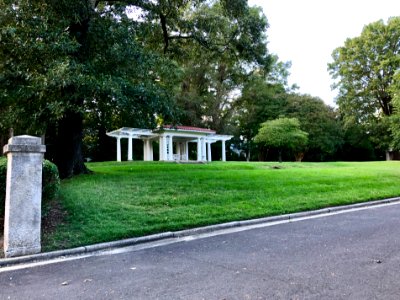 Gazebo, John Sprunt Hill House, Morehead Hill, Durham, NC 