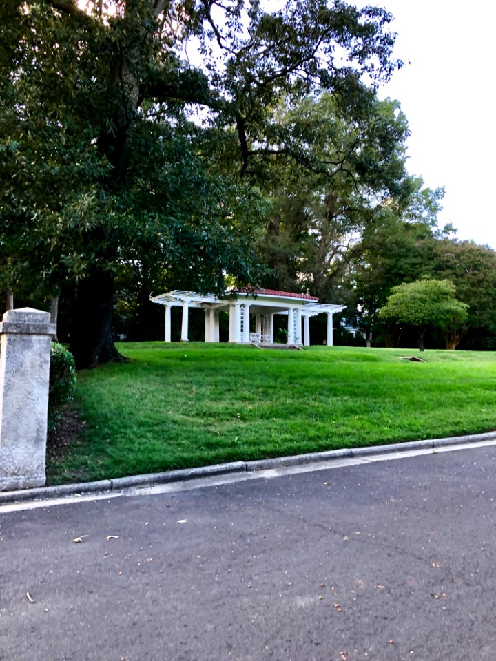 Gazebo, John Sprunt Hill House, Morehead Hill, Durham, NC 