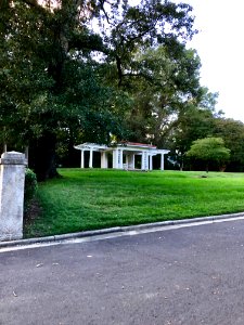 Gazebo, John Sprunt Hill House, Morehead Hill, Durham, NC 