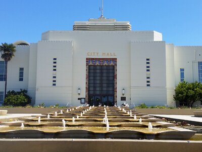 Santa monica city hall california