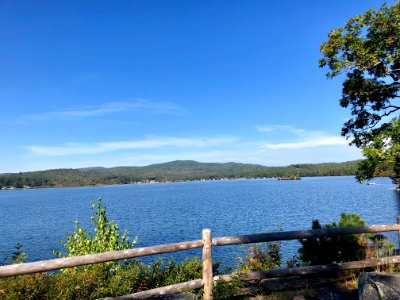 Webster Lake from Webster Avenue, Webster Lake, Franklin, … 