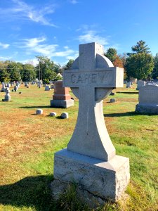 Carey Family Grave Marker, Holy Cross Cemetery, Franklin, … 
