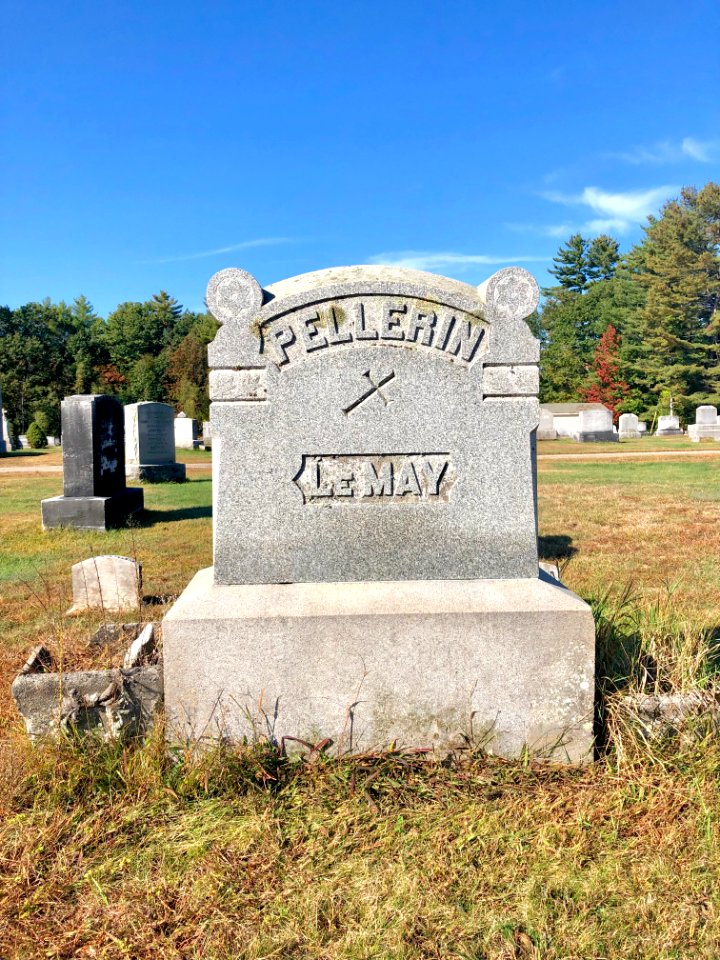 Pellerin-LeMay Family Grave Marker, Holy Cross Cemetery, F… 