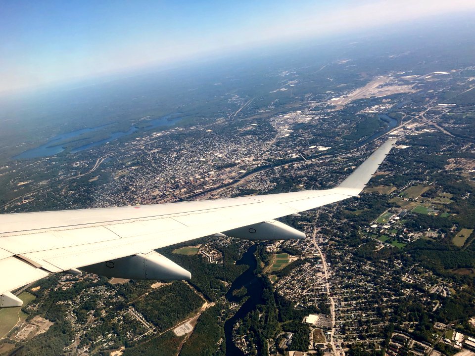 Manchester from the Air, Manchester, NH 