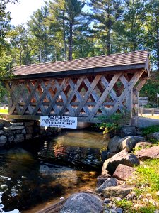 Chance Pond Brook Covered Bridge, Webster Lake, Franklin, … 