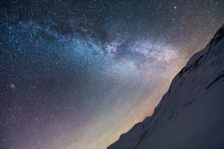 Arctic snow longyearbyen photo