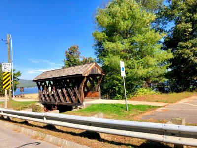 Chance Pond Brook Covered Bridge, Webster Lake, Franklin, … 