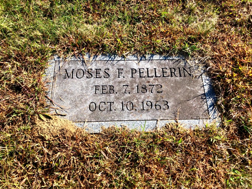 Moses F. Pellerin's Grave Marker, Holy Cross Cemetery, Fra… 