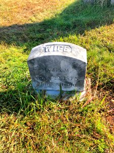 Lydia M. Pellerin's Grave Marker, Holy Cross Cemetery, Fra… 