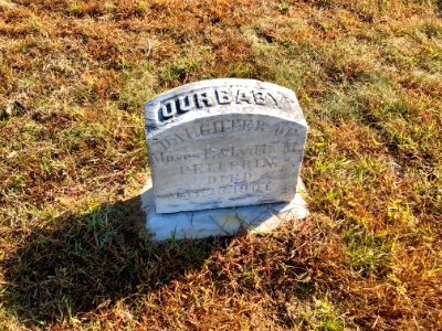 Baby Daughter Pellerin's Grave Marker, Holy Cross Cemetery… 