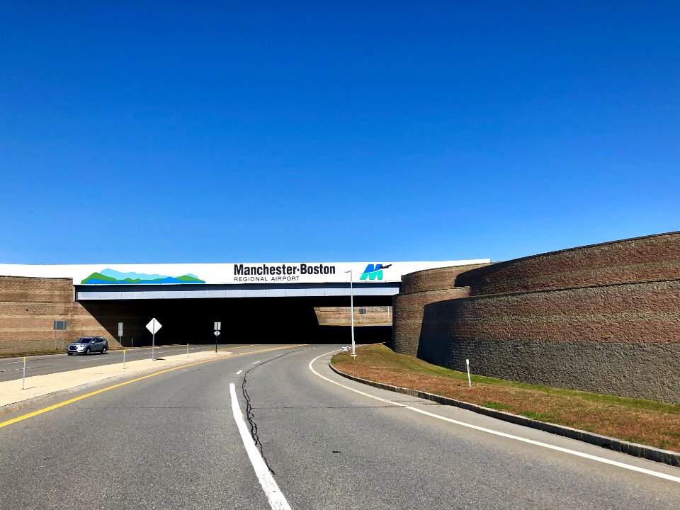 Manchester-Boston Regional Airport Entrance Sign, Manchest… 