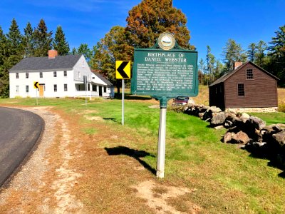 Historical Marker, Daniel Webster Birthplace State Histori… 