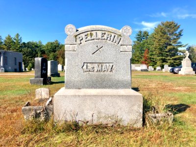 Pellerin-LeMay Family Grave Marker, Holy Cross Cemetery, F… 