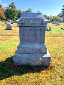 Morin Family Grave Marker, Holy Cross Cemetery, Franklin, … 
