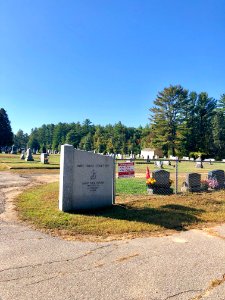Entrance, Holy Cross Cemetery, Franklin, NH 