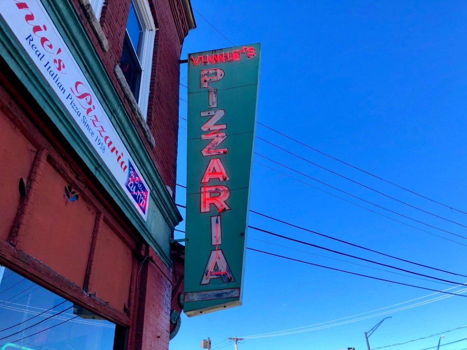 Vinnie's Pizzaria Sign, Concord, NH 