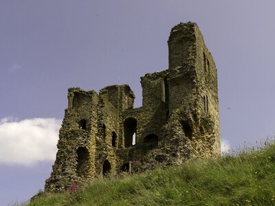 Burgruine england scarborough photo