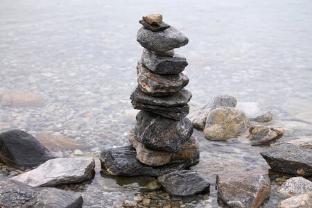 Zen pebble rock photo