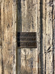 Historical Marker, Miller-Leuser Log House, Anderson Towns… 